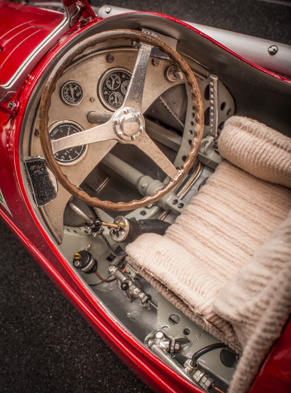 Alfa Romeo cockpit detail view alt angle